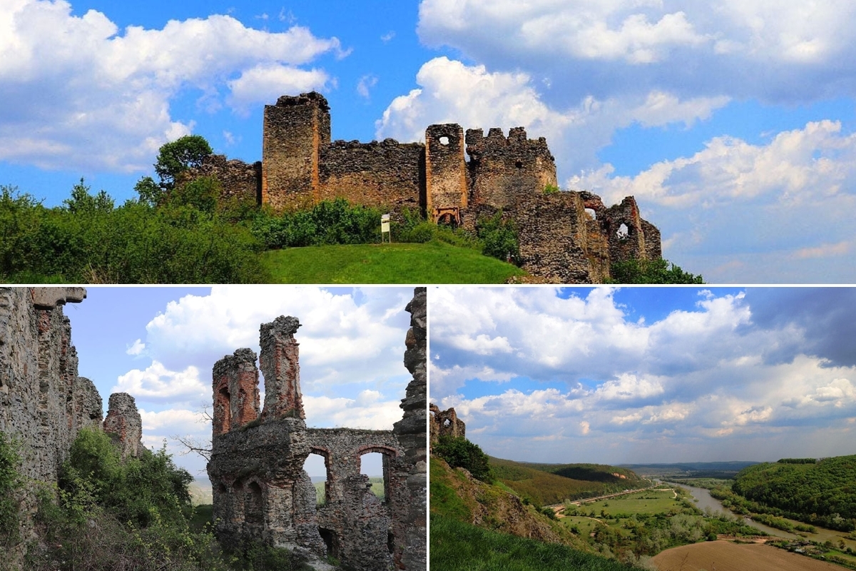 Ruinele castelului din Soimos